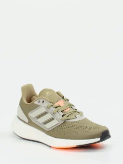 Adidas – Laufschuh aus Textilmesh olivgrün