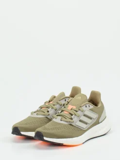 Adidas – Laufschuh aus Textilmesh olivgrün