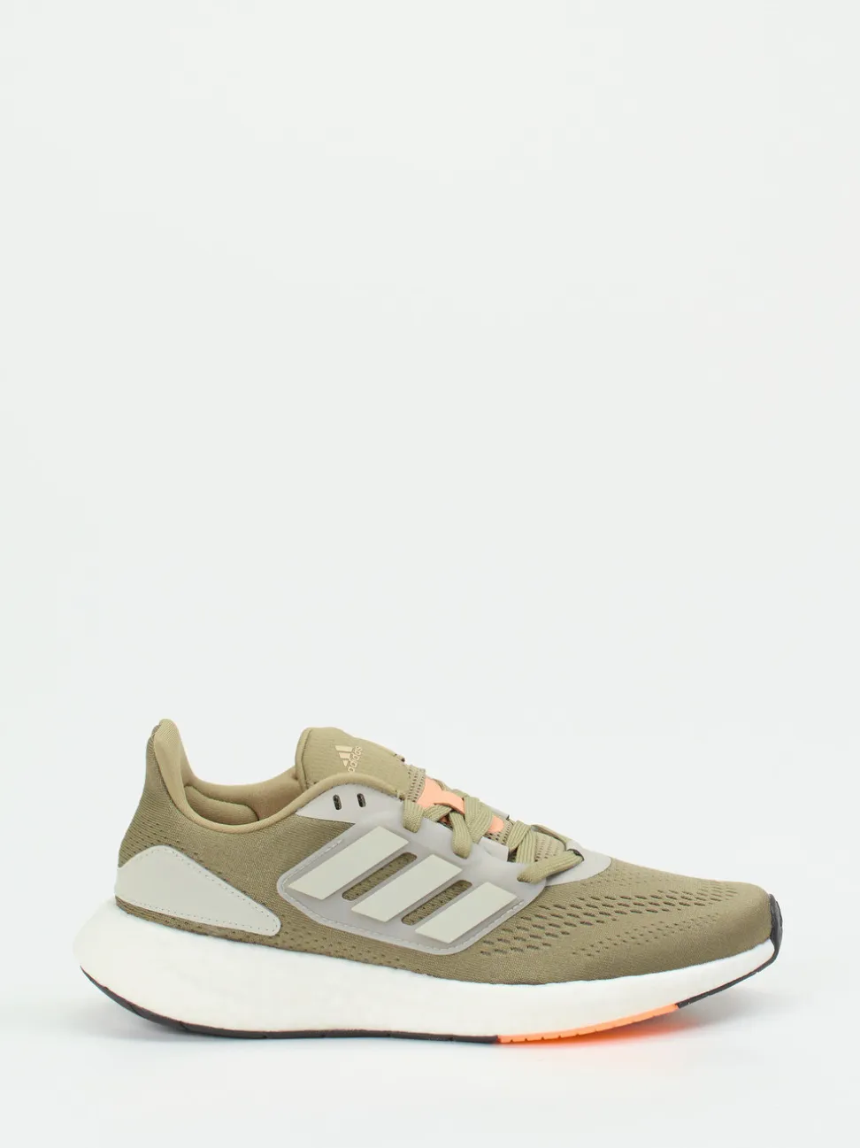 Adidas – Laufschuh aus Textilmesh olivgrün