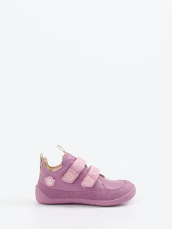 Affenzahn – Barfußschuhe aus Veloursleder Fliederrosa