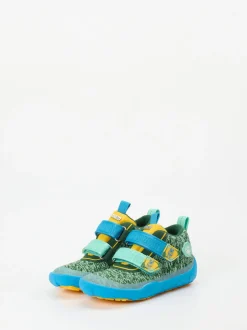 Affenzahn – Kinder-Barfußschuh aus Textil grün