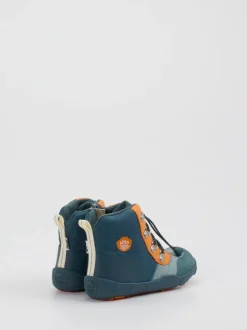 Affenzahn – Kinder-Boot aus Textil Petrolgrün