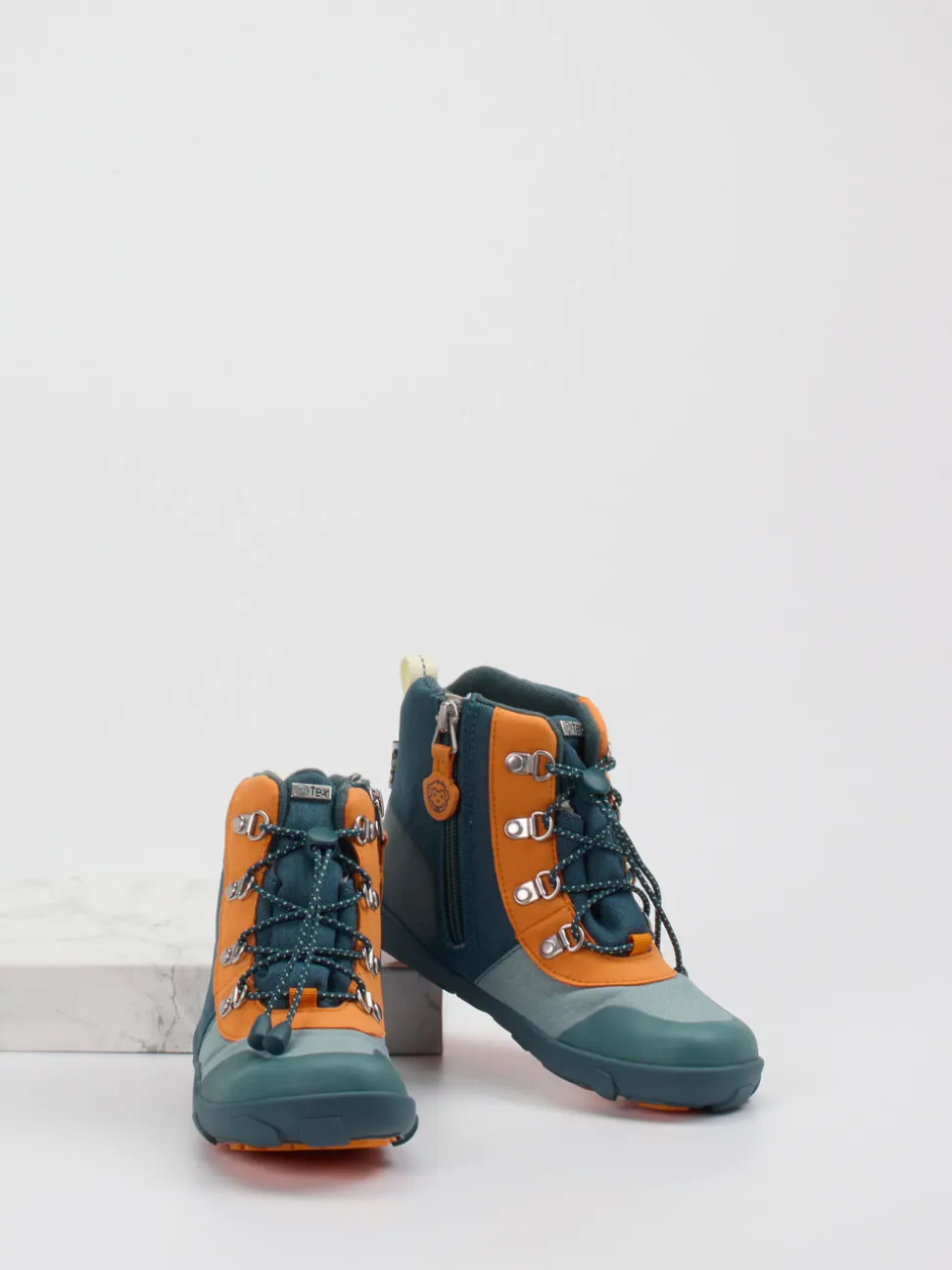 Affenzahn – Kinder-Boot aus Textil Petrolgrün