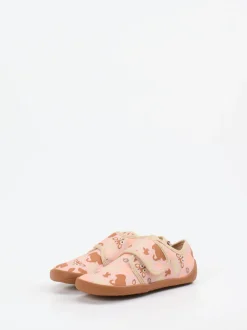 Affenzahn – Kinder-Hausschuh aus Textil Rosé