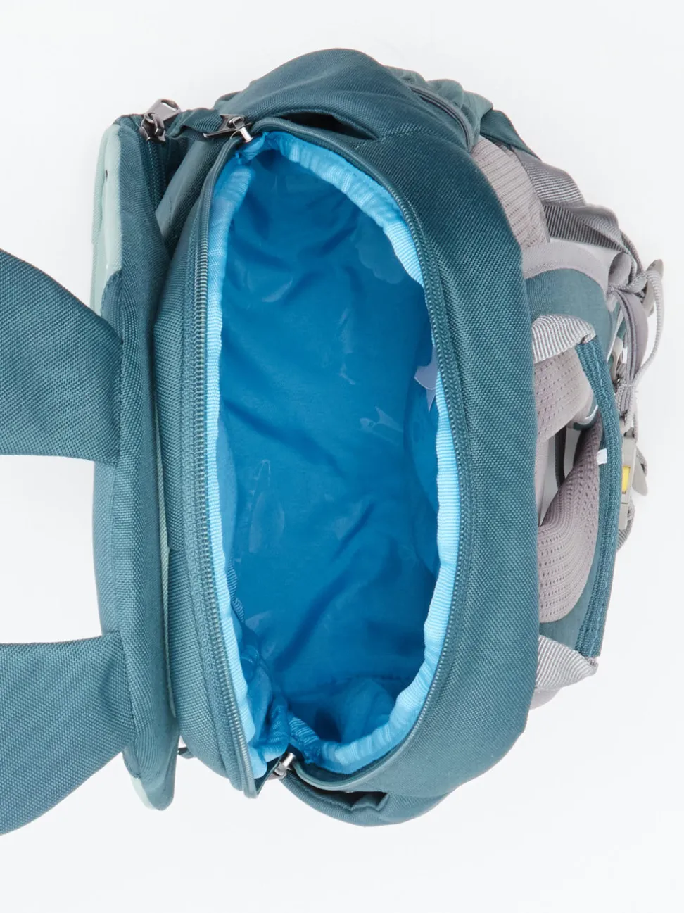 Affenzahn – Kinderrucksack aus Textil in Petrolgrün