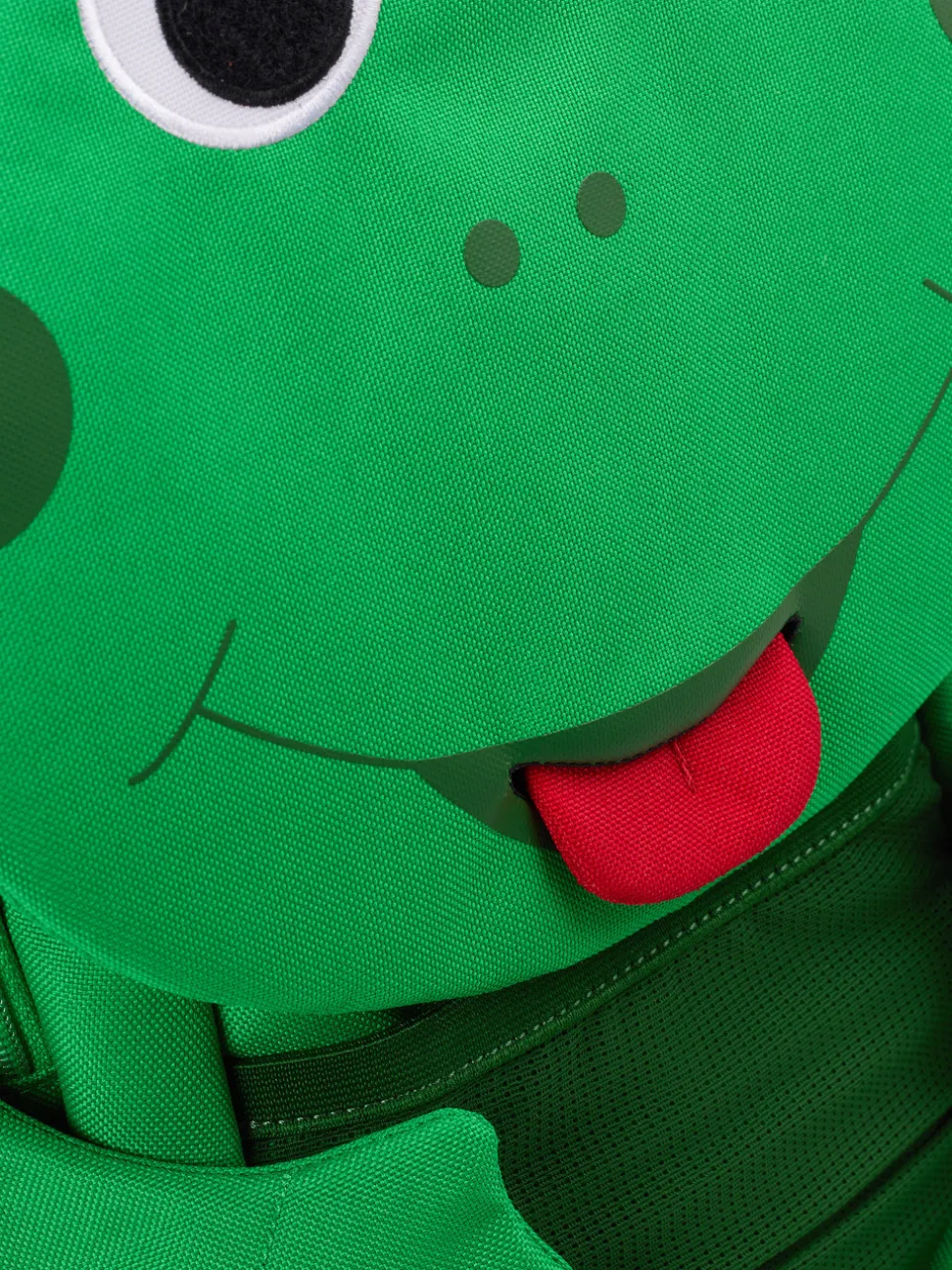 Affenzahn – Kinderrucksack aus Textil mit Froschmotiv
