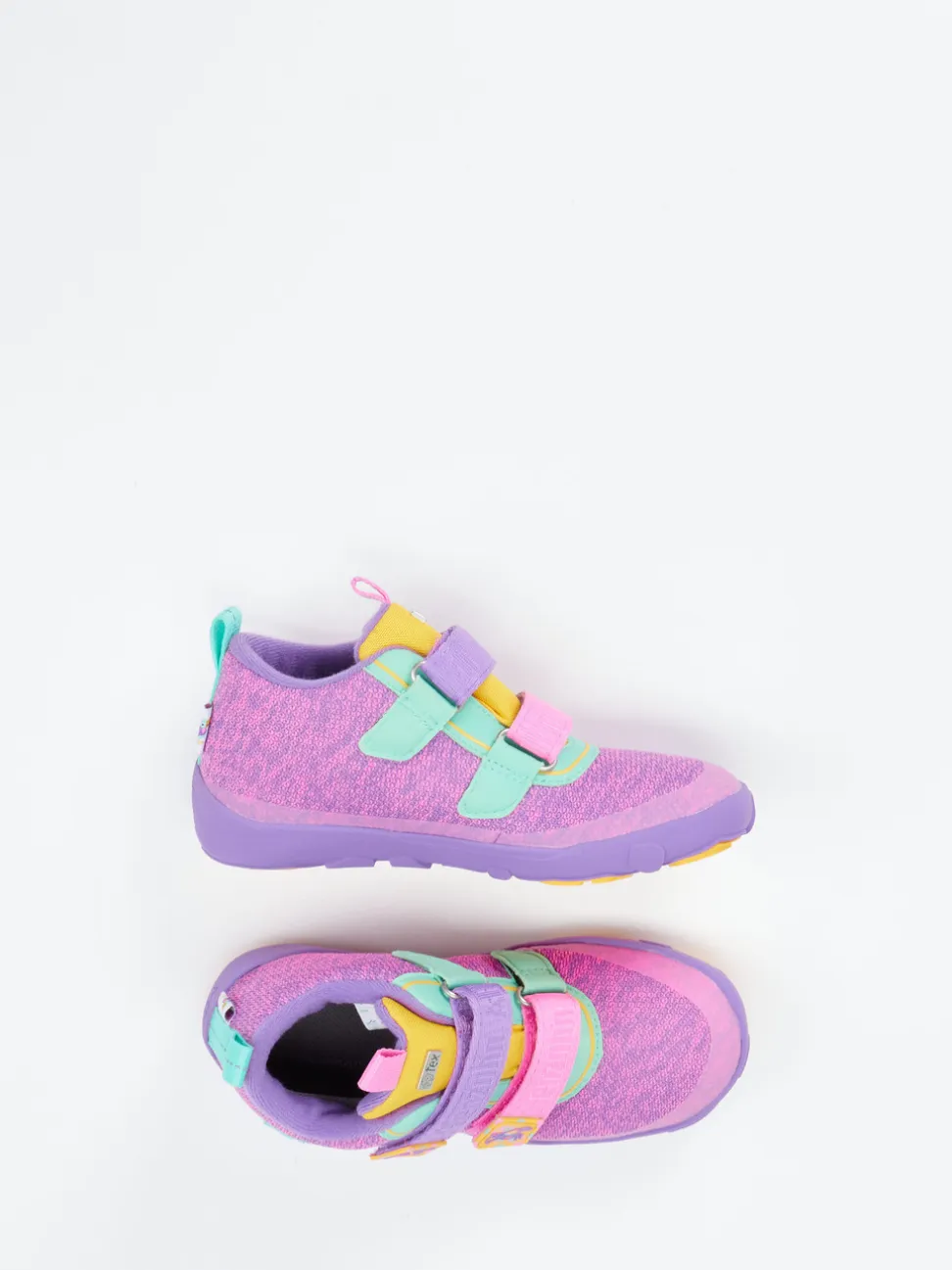 Affenzahn – Kinder-Sneaker aus gestricktem Textil Pink-Violett