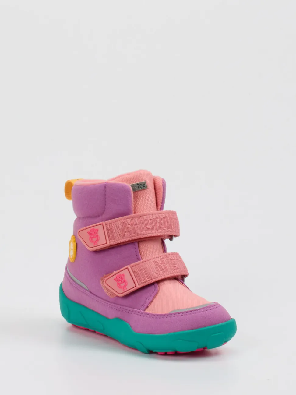 Affenzahn – Kinder-Winterboots aus Textil Pfirsichrosa