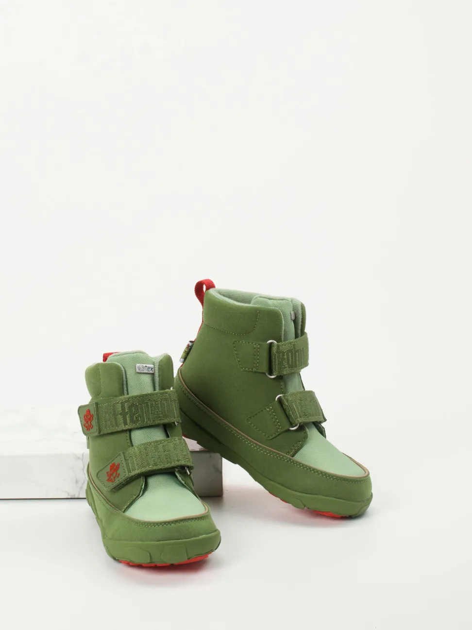 Affenzahn – Kinder-Winterboots aus Textil olivgrün