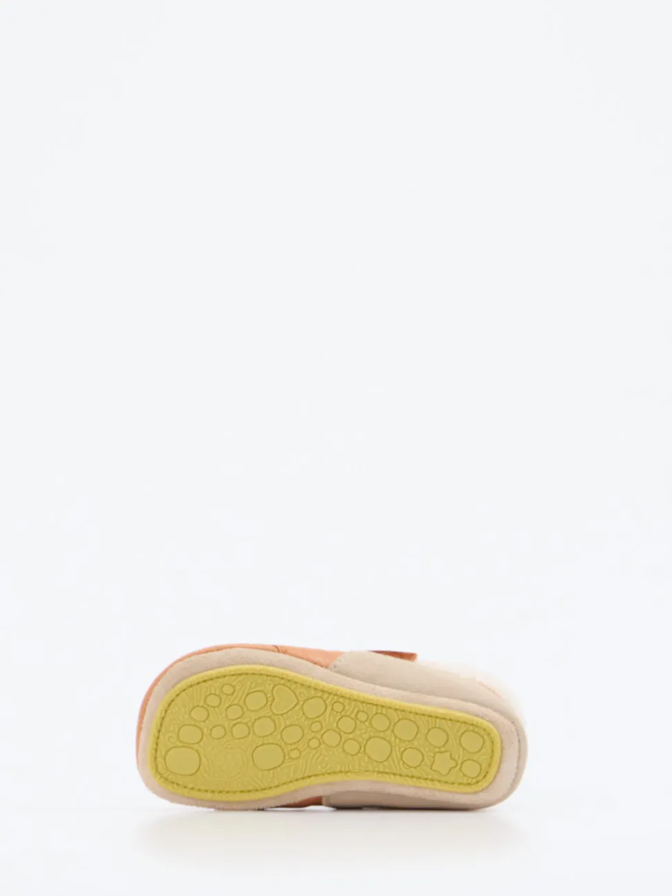 Affenzahn – Krabbelschuh aus Kalbleder hellbraun