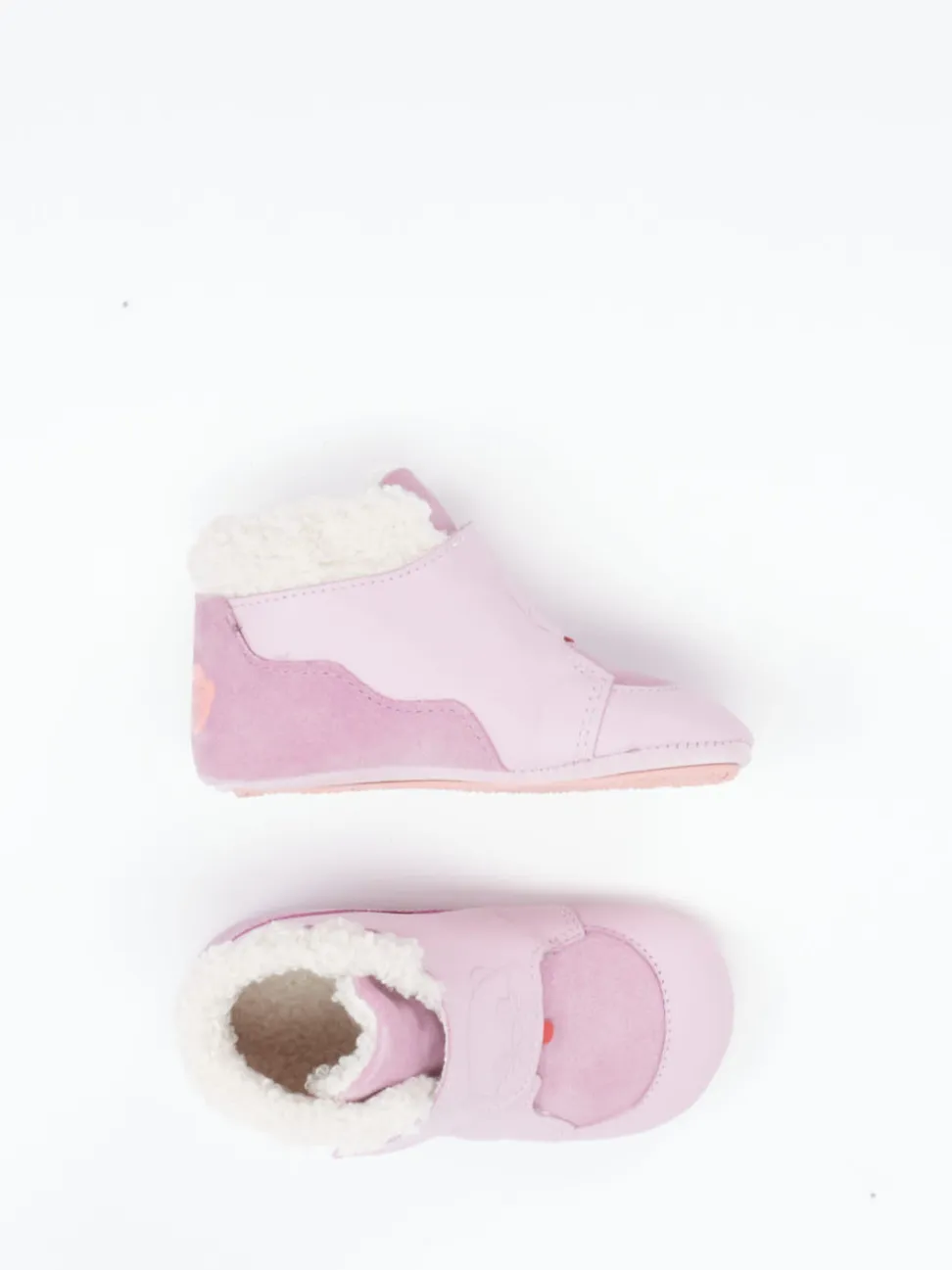 Affenzahn – Krabbelschuh aus Kalbleder Rosa