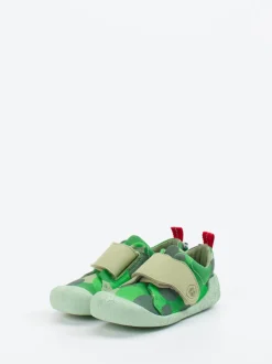 Affenzahn – Krabbelschuhe aus Canvas in Camouflage