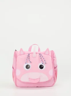 Affenzahn – Kulturtasche aus Textil in Rosa