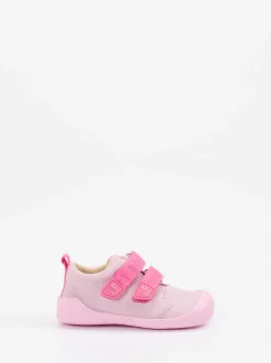 Affenzahn – Lauflernschuhe aus Veloursleder Hellrosa