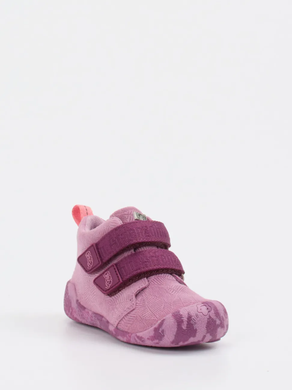 Affenzahn – Lauflernschuhe aus Veloursleder rosa