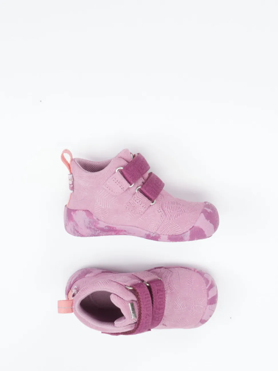 Affenzahn – Lauflernschuhe aus Veloursleder rosa