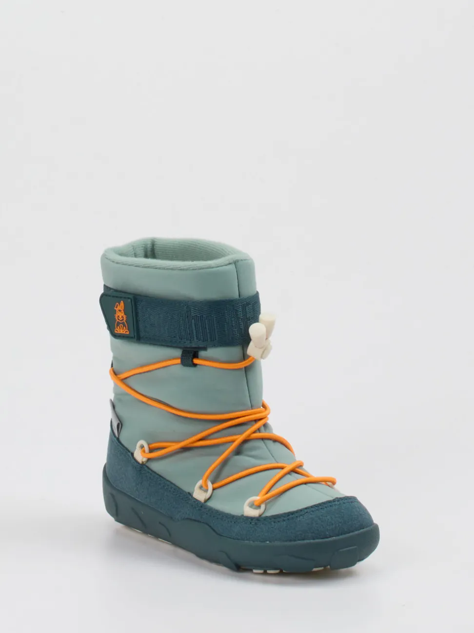 Affenzahn – Winterboots aus Textil in Blaugrau