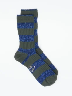 Alto Milano – Crew-Socken aus Wolle mit Glitzerdetail