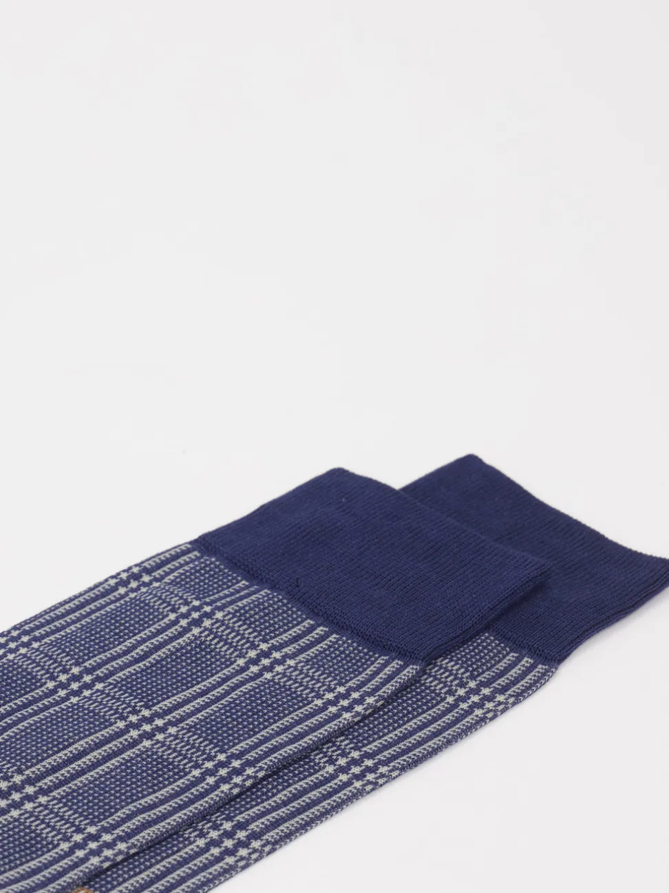 Alto Milano – Crew-Socken aus Baumwolle in Dunkelblau