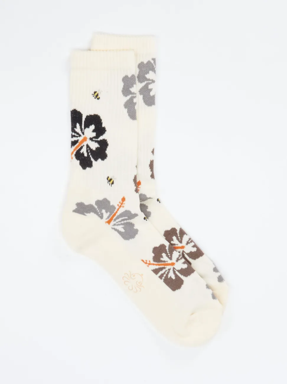 Alto Milano – Crew-Socken aus Baumwollmix mit Blumenprint