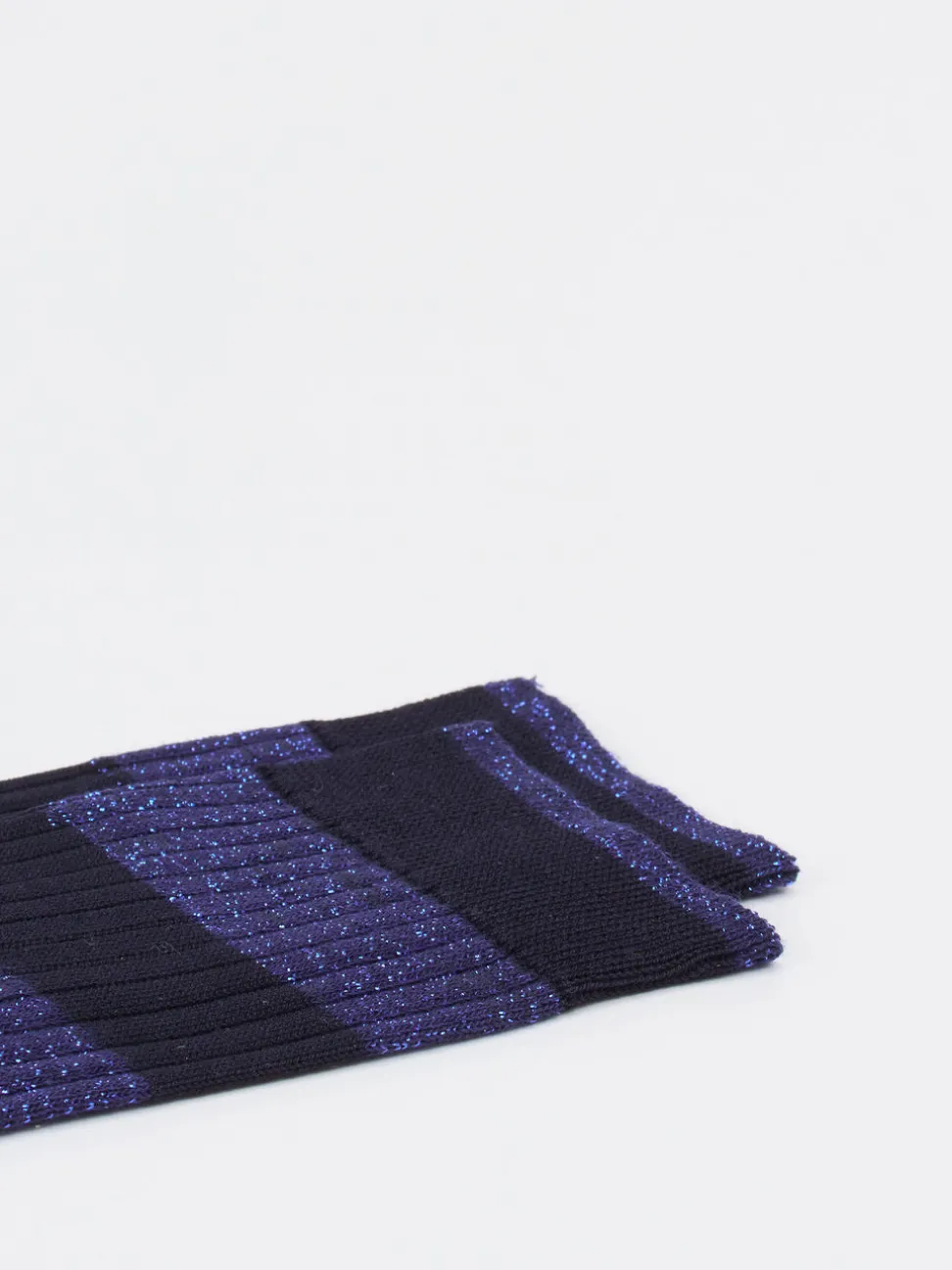 Alto Milano – Damensocken aus Textil in Glitzerstreifen