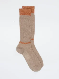 Alto Milano – Damensocken aus Textil mit Glitzereffekt