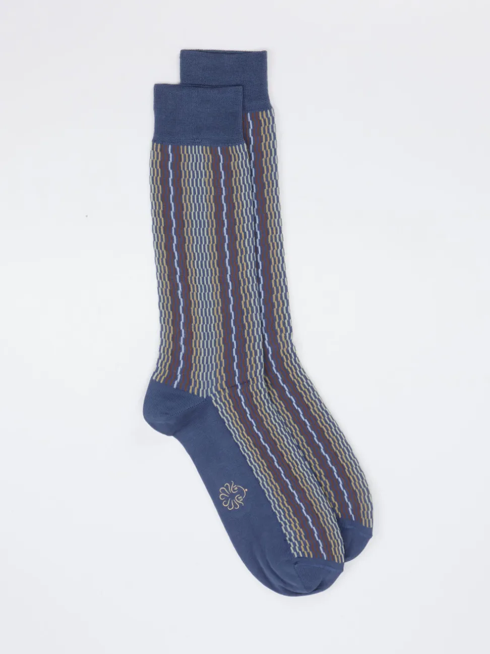 Alto Milano – Feinstricksocken aus Textil mit Streifen