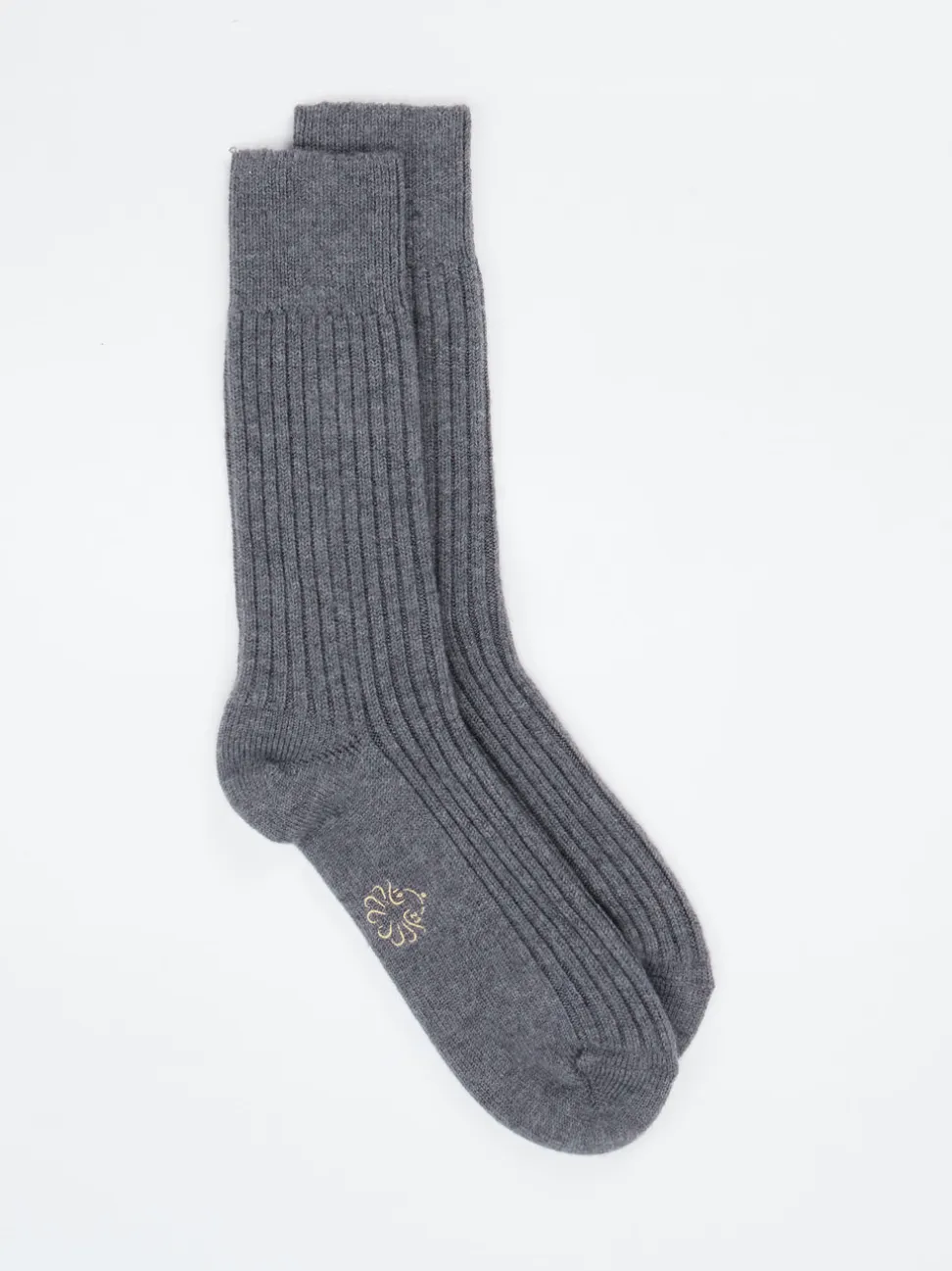 Alto Milano – Feinstricksocken aus Wolle in Grau
