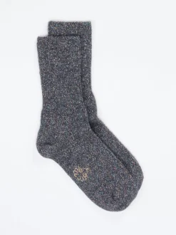 Alto Milano – Freizeitsocken aus Textil mit Glitzergarn