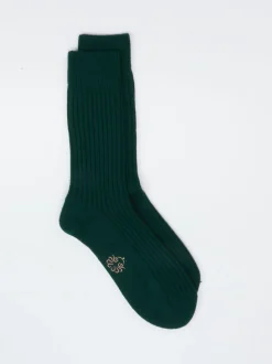 Alto Milano – Freizeitsocken aus Wolle tannengrün