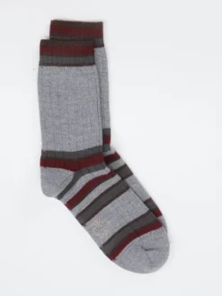 Alto Milano – Freizeitsocken aus Wolle mit Streifenmuster
