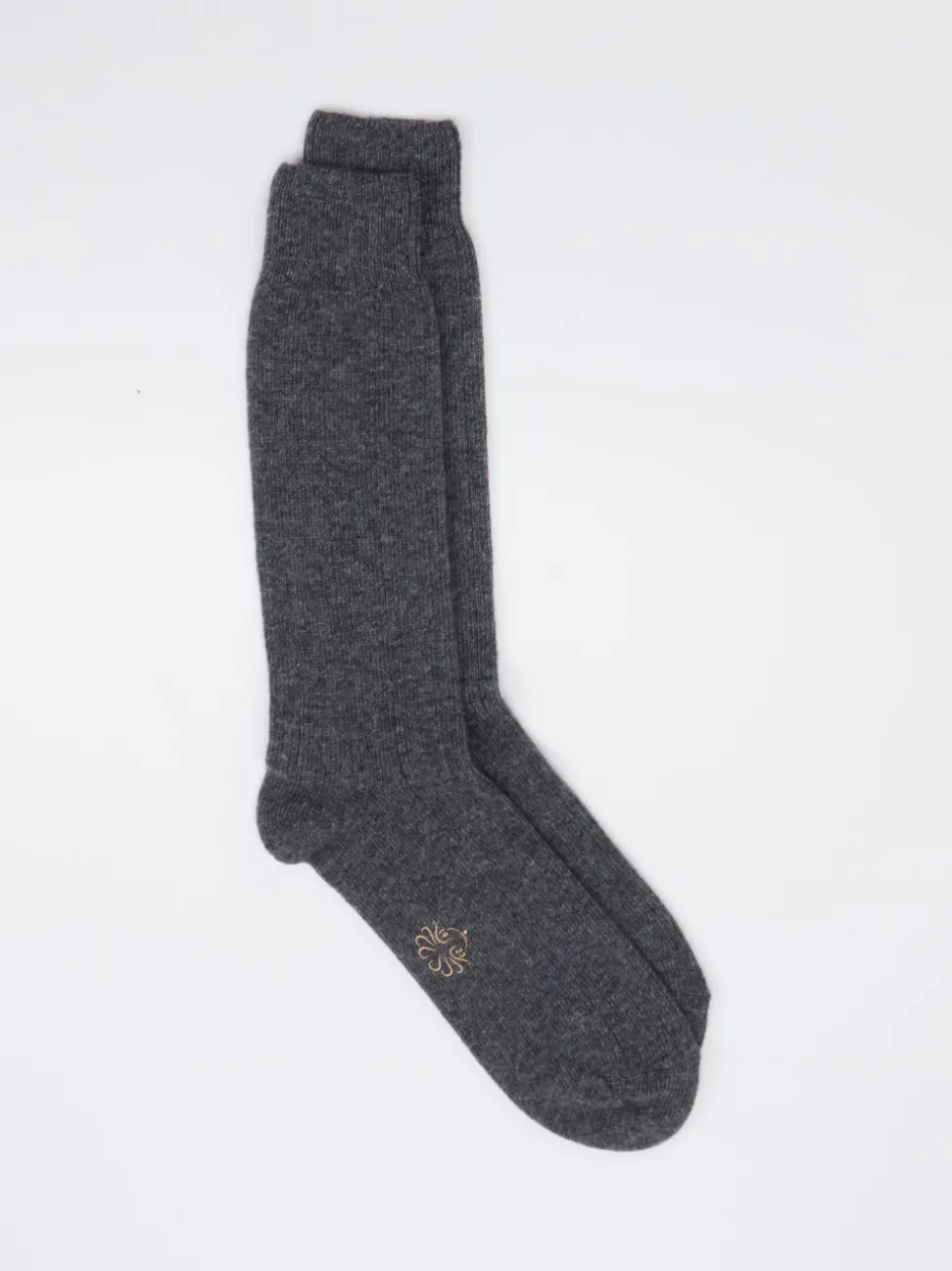 Alto Milano – Freizeitsocken aus Wolle in Anthrazit