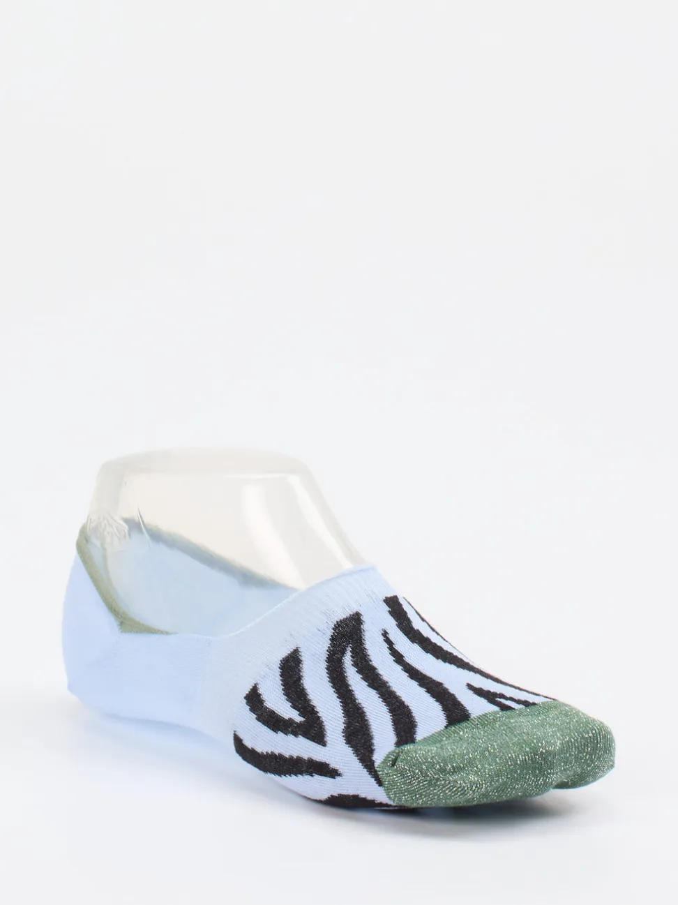 Alto Milano – Sneaker-Socke aus Baumwollmix hellblau