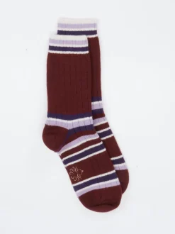 Alto Milano – Socken aus Wolle mit Ringelstruktur