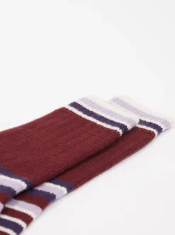 Alto Milano – Socken aus Wolle mit Ringelstruktur