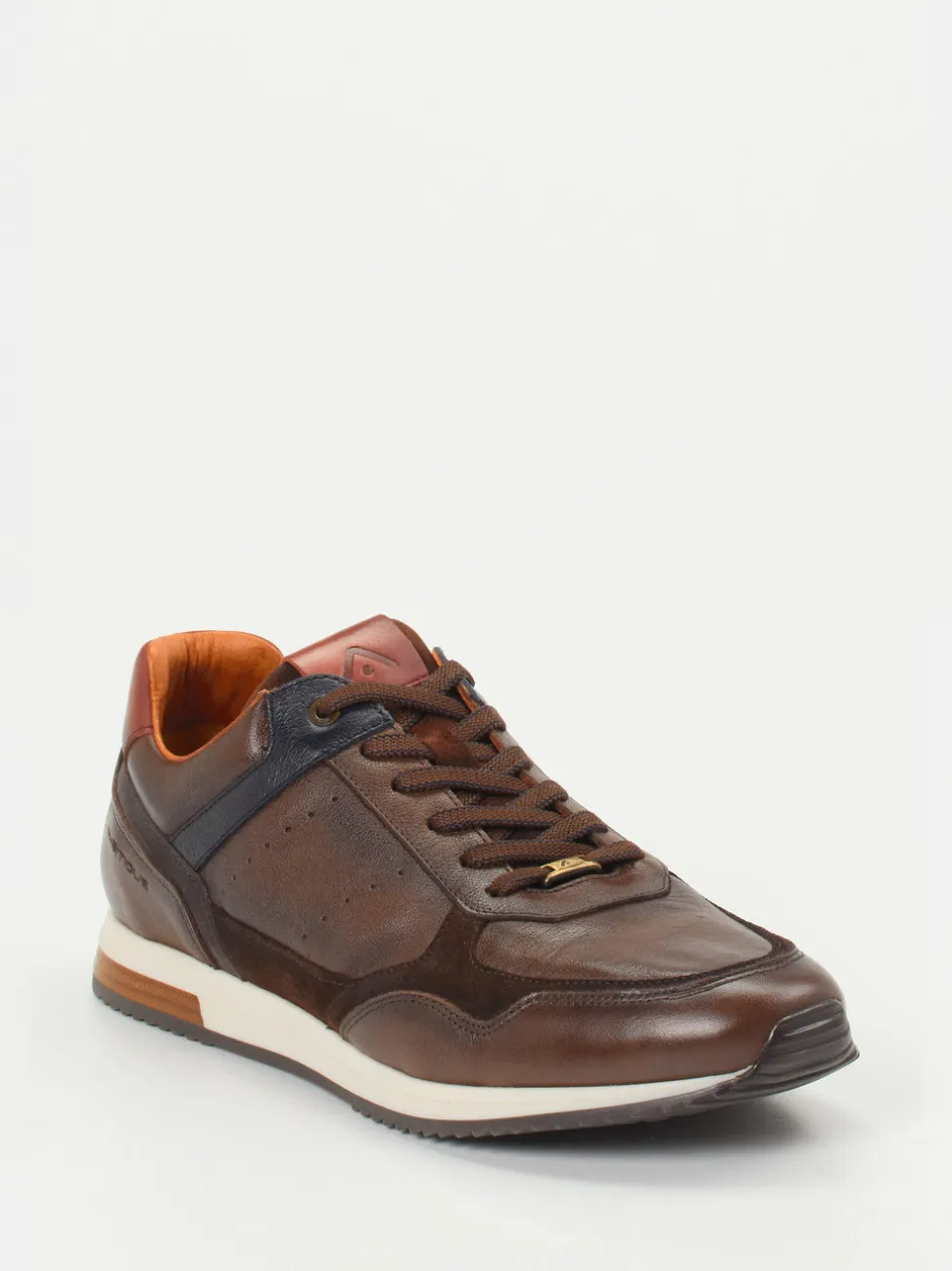 Ambitious – Leder-Sneaker aus Kalbleder Dunkelbraun