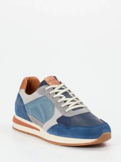 Ambitious – Retro-Sneaker aus Veloursleder blau