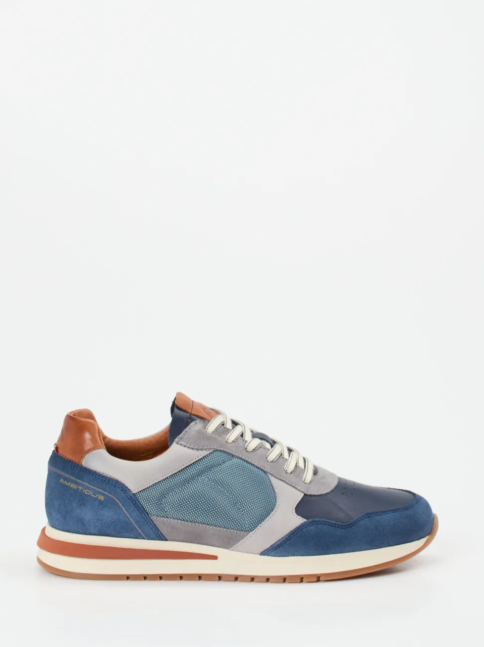 Ambitious – Retro-Sneaker aus Veloursleder blau