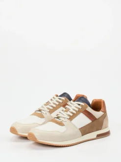 Ambitious – Retro-Sneaker aus Lammleder Beige