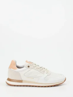 Ambitious – Retro-Sneaker aus Lammleder und Mesh Offwhite