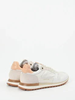 Ambitious – Retro-Sneaker aus Lammleder und Mesh Offwhite