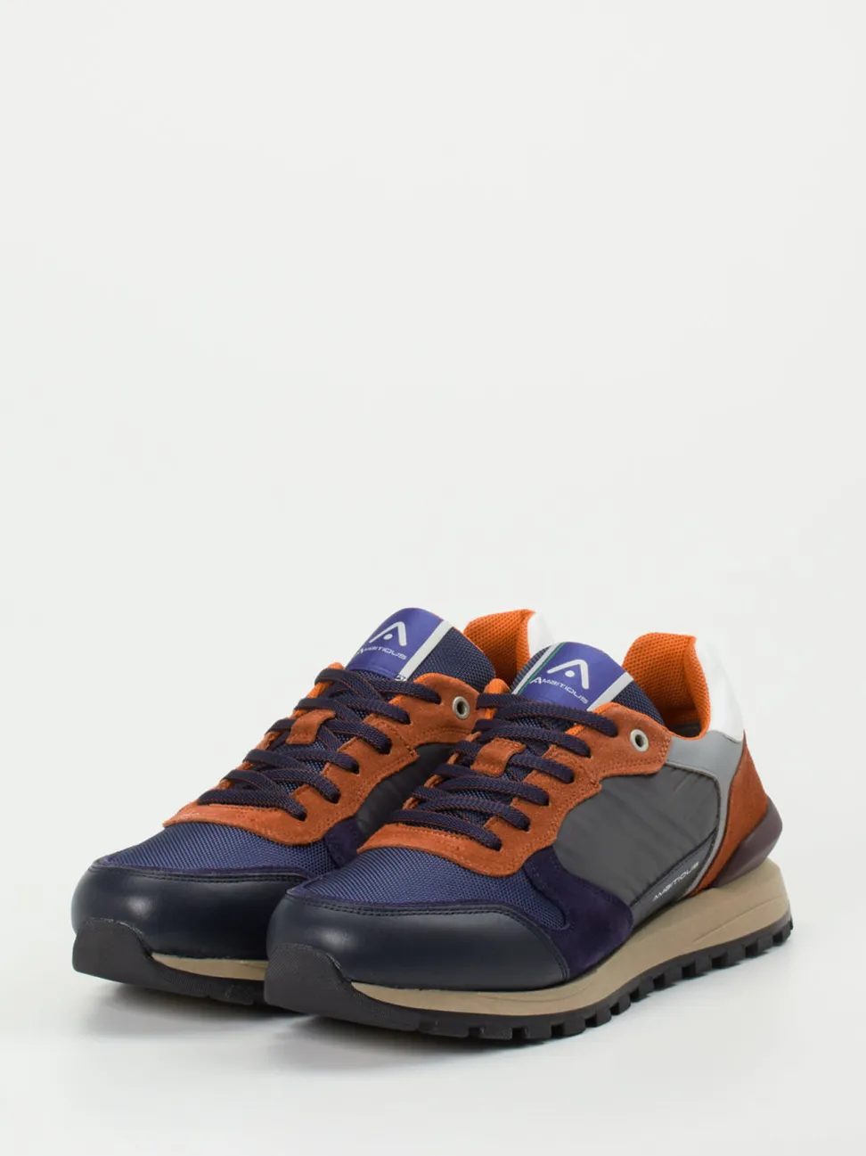Ambitious – Retro-Sneaker aus Veloursleder Blau