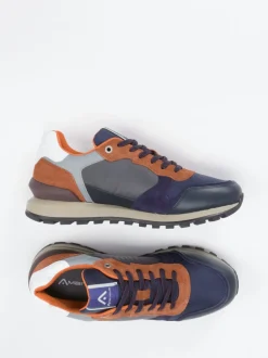 Ambitious – Retro-Sneaker aus Veloursleder Blau