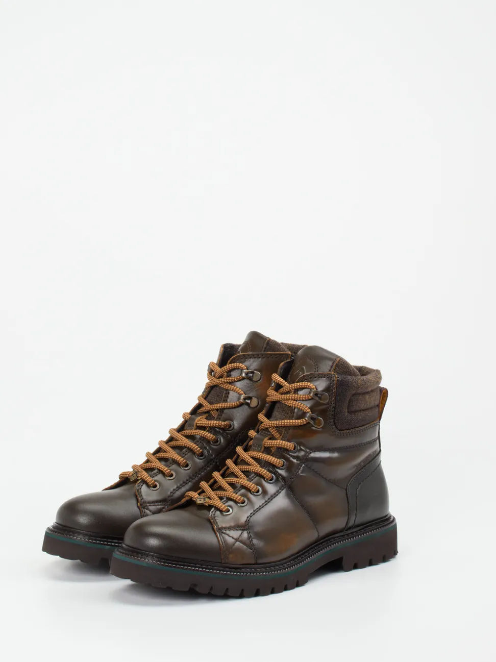 Ambitious – Schnürboots aus Kalbleder Dunkelbraun