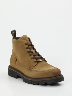 Ambitious – Schnürboots aus Veloursleder sandbraun