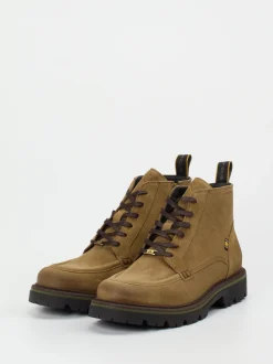 Ambitious – Schnürboots aus Veloursleder sandbraun