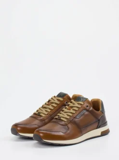 Ambitious – Sneaker aus Kalbleder in Cognacbraun