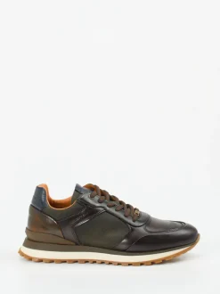 Ambitious – Sneaker aus Kalbleder und Mesh braun