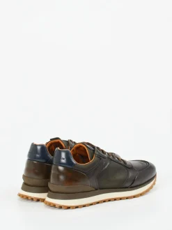 Ambitious – Sneaker aus Kalbleder und Mesh braun
