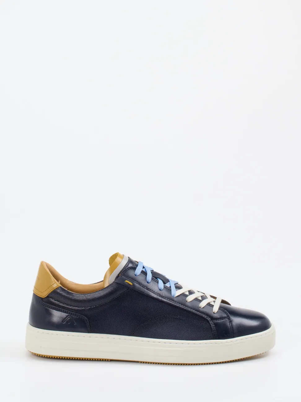 Ambitious – Sneaker aus Leder und Textil in Blau